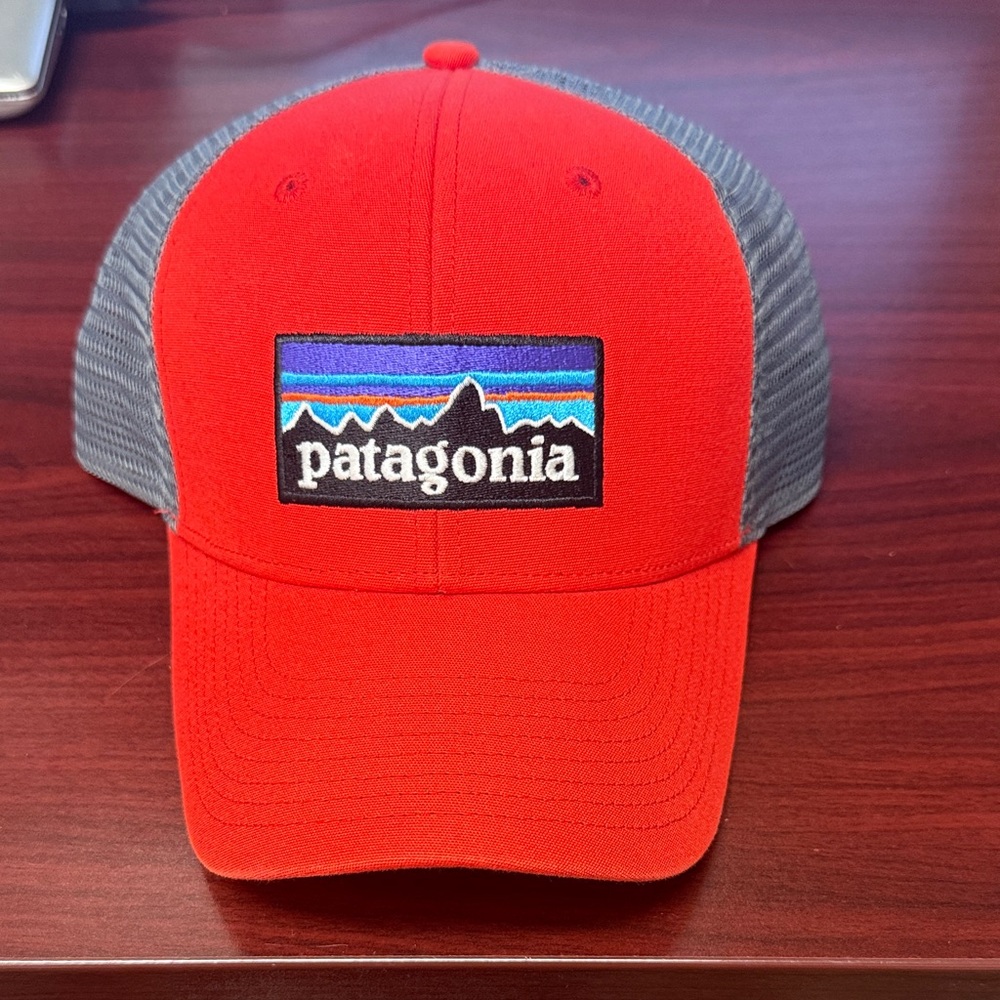 Patagonia Red and Gray Hat